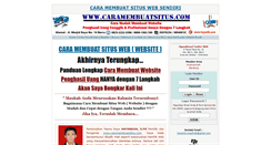 Desktop Screenshot of caramembuatsitus.com