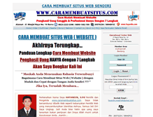Tablet Screenshot of caramembuatsitus.com